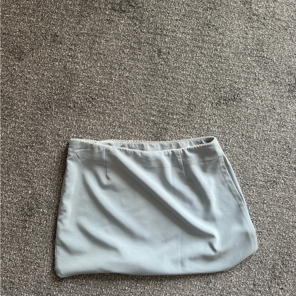 Tiger Mist Gray Cream Mini Pencil Skirt Casual